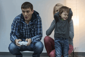 увлечен игрой